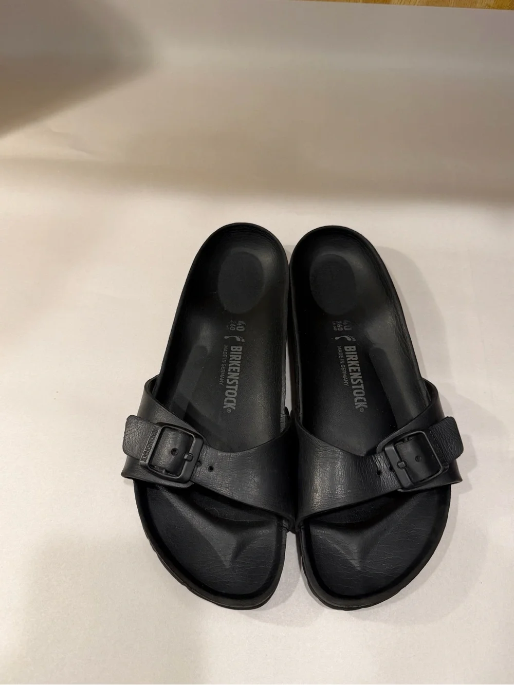 Birkenstock Mens Black Madrid EVA Slide Sandals M7 W9